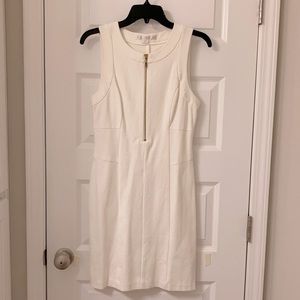 Boston Proper ivory sleeveless dress size 8